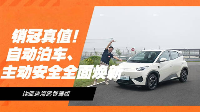 销冠真值！自动泊车、主动安全全面焕新！场地体验比亚迪海鸥智驾版
