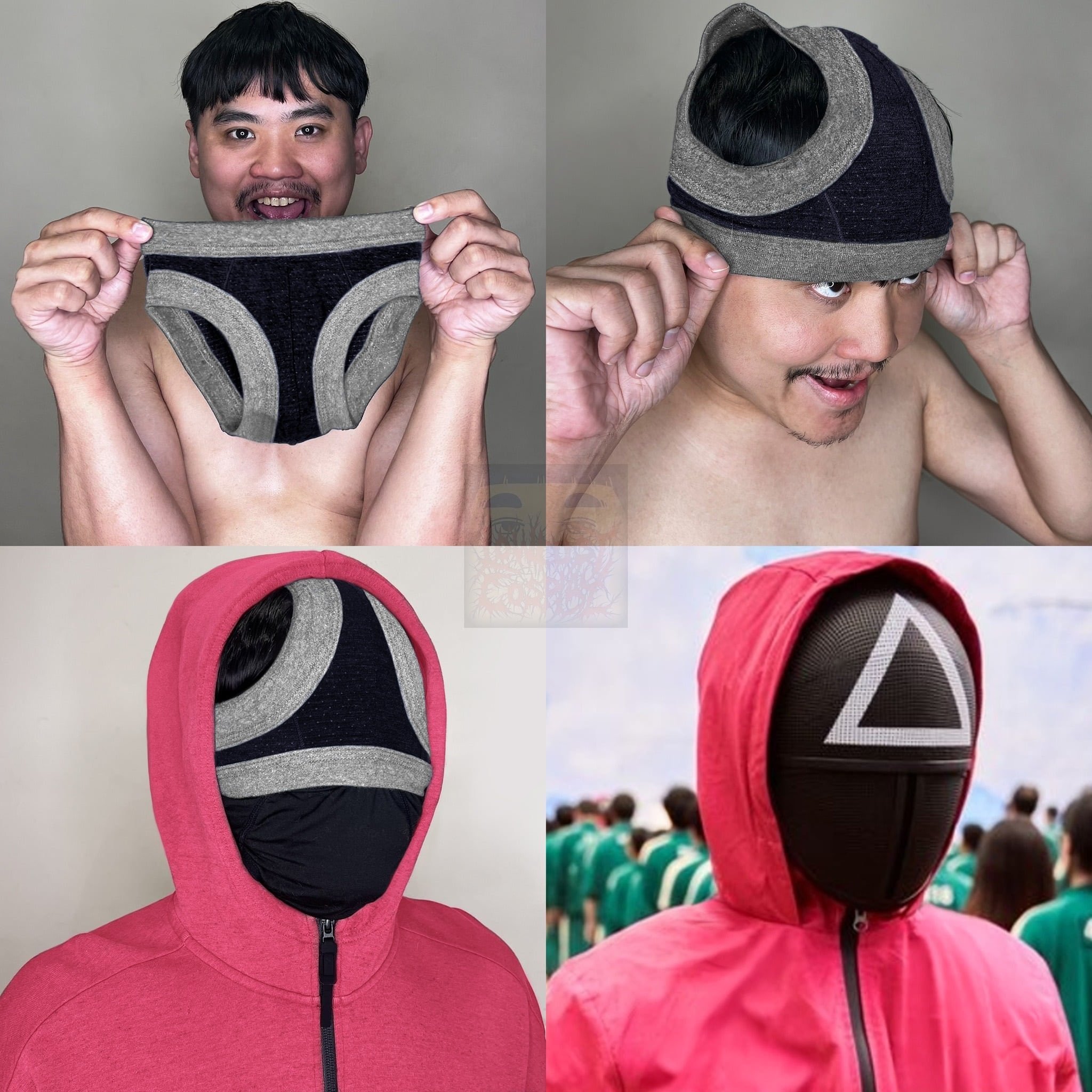 鱿鱼游戏第三季开播在即，Lowcost内裤cos面罩人预热