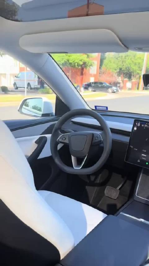 特斯拉无人驾驶出租车，我在想要不要给小费