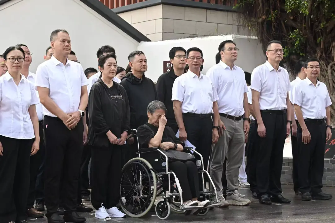 黄旭华院士今日在家乡广东汕尾安葬