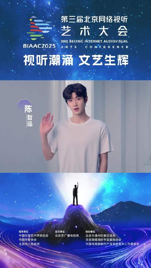 陈哲远毛晓彤等明星齐聚第三届北京网络视听艺术大会