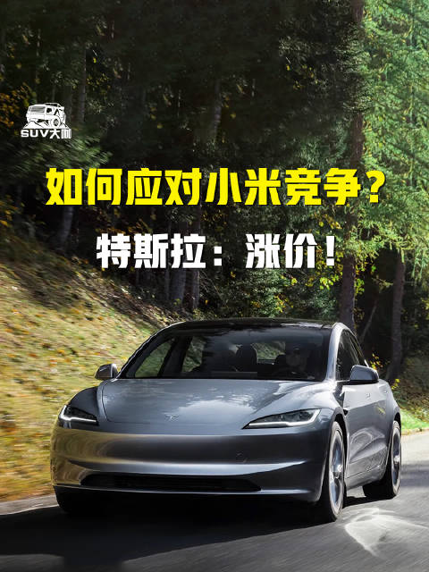 如何应对小米竞争？特斯拉Model 3长续航版涨价1万 大家感觉怎么样？
