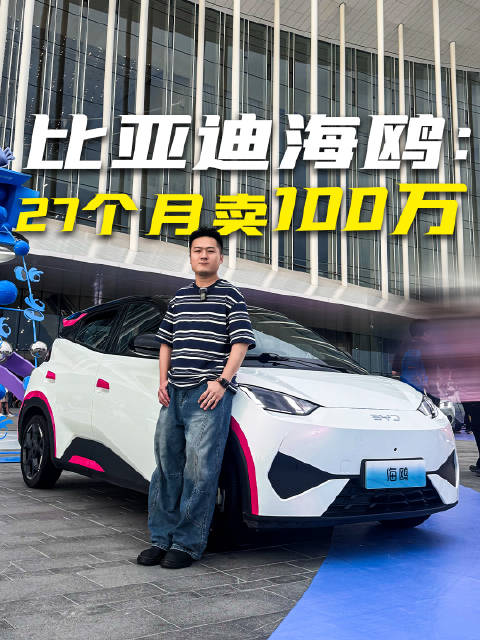27个月就卖了100万辆，比亚迪海鸥销量好仅仅只是因为颜值？