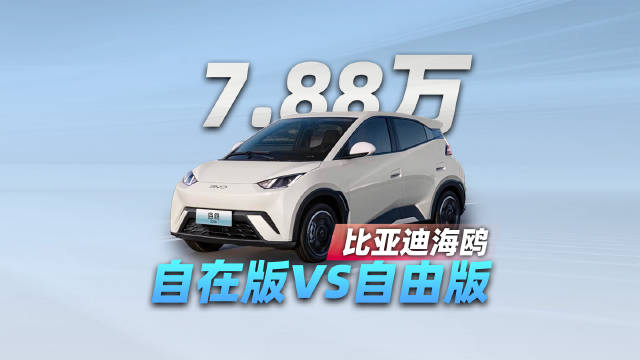 同卖7.88万，比亚迪海鸥该选自在版还是自由版？