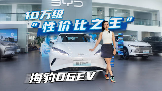 比亚迪海豹06EV亮相，十万级性价比之王引关注