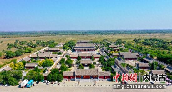 孝庄园文化旅游区航拍图。 刘小光 摄
