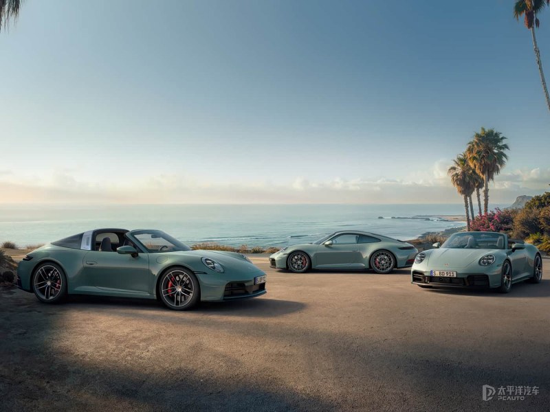 新款保时捷911 Carrera 4S官图 480匹马力+8速PDK+四驱