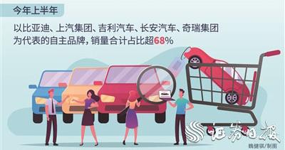上半年汽车行业生态加速重塑 自主品牌市占率再创新高