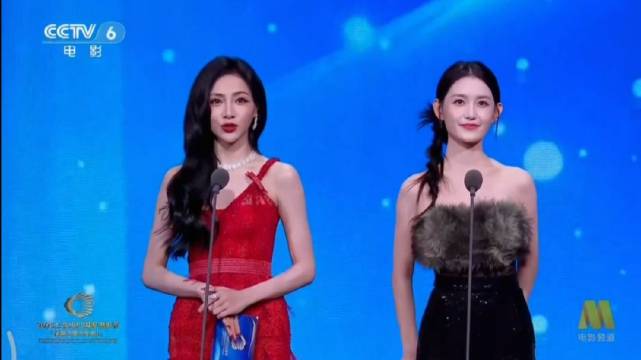 蒋依依谢可寅为最佳音乐奖开奖，好美的两位开奖嘉宾啊