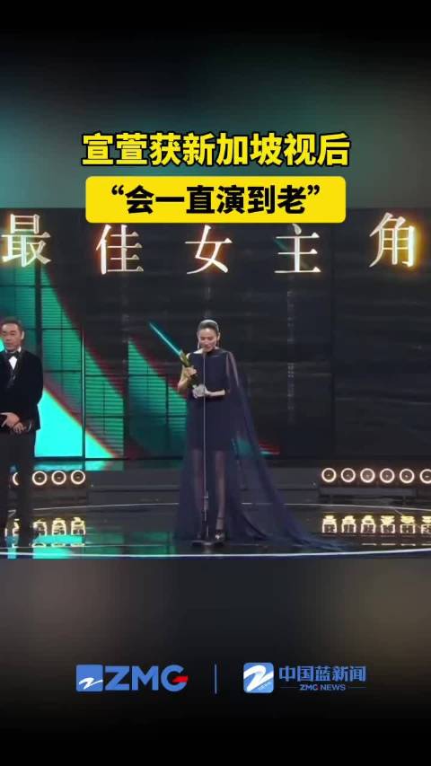 宣萱获新加坡视后