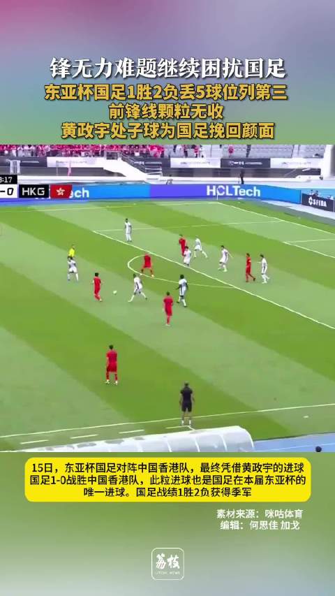 锋无力难题继续困扰国足东亚杯国足前锋线颗粒无收