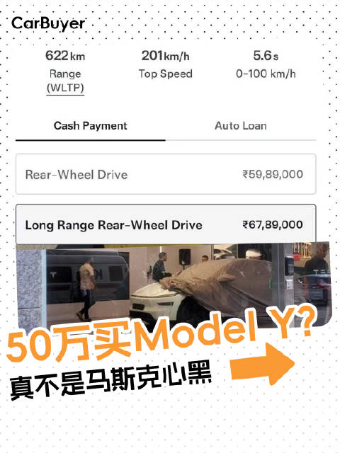 50万买Model Y？印度特斯拉贵到离谱