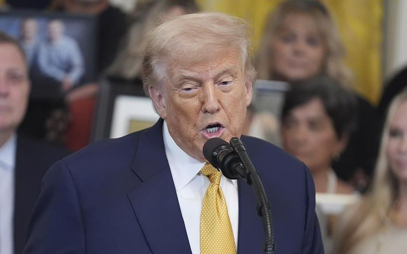 △美國總統特朗普（資料圖）