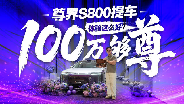 100万体验这么好？尊界S800提车够尊 这钱花得值！