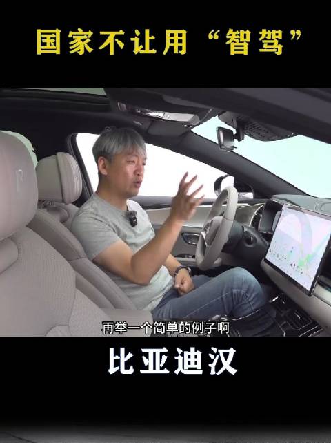 比亚迪汉：国家不让用“智驾”