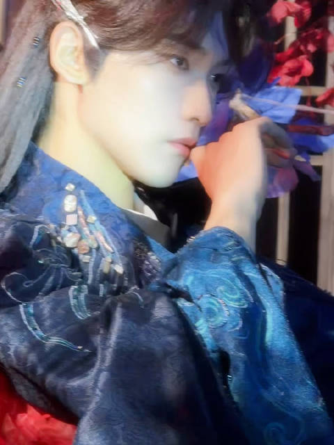 青衫拂风，朗目含光