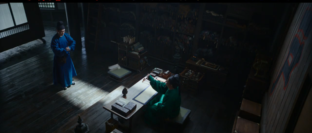 李善德独自一人对抗国家机器的光影对比