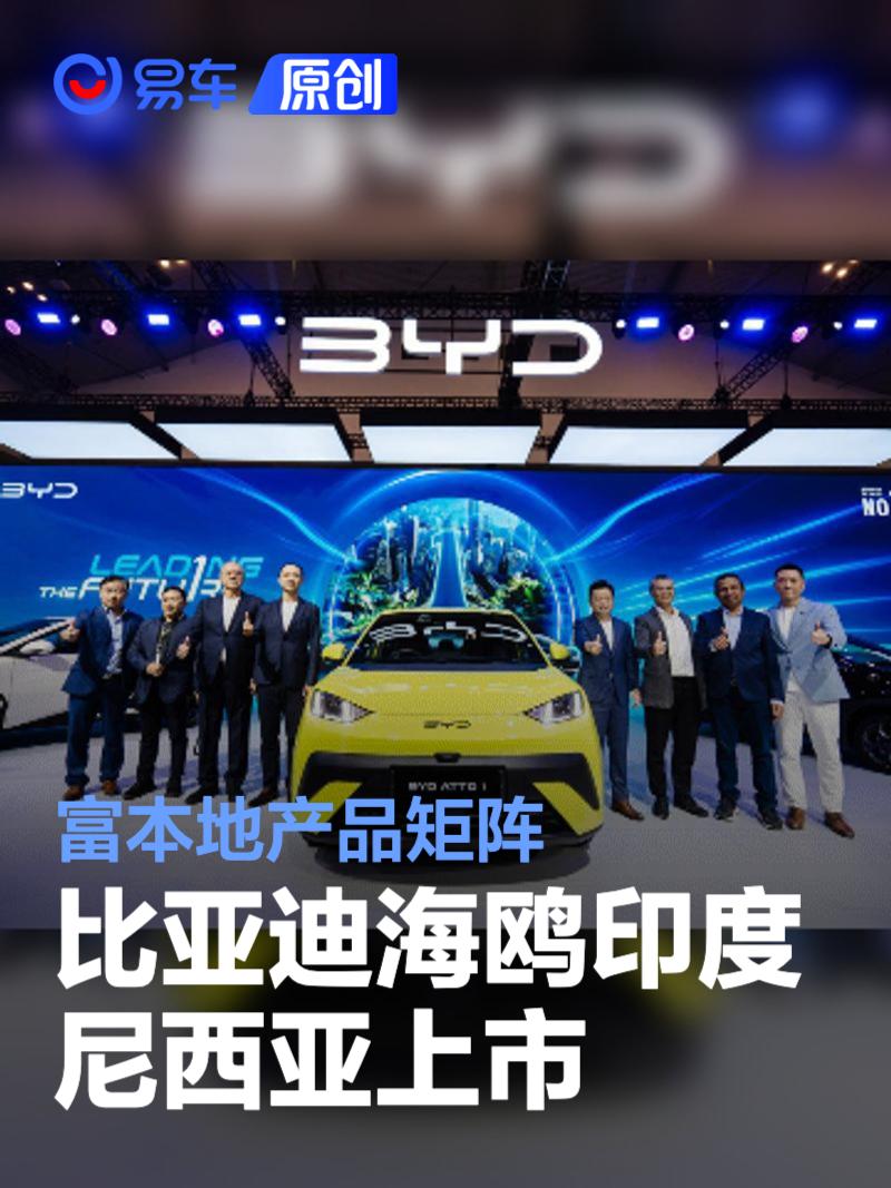 比亚迪海鸥印度尼西亚上市 丰富本地产品矩阵