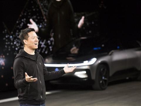 贾跃亭新车发布视频被曝光车头是P的