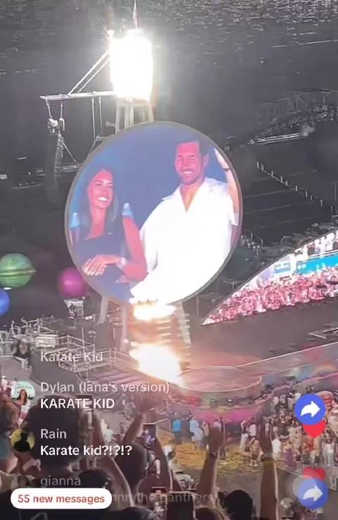 梅西与妻子安东内拉一起去看了Coldplay的演唱会