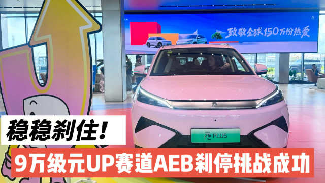 比亚迪元UP加推301KM领航型，AEB与三大泊车功能升级
