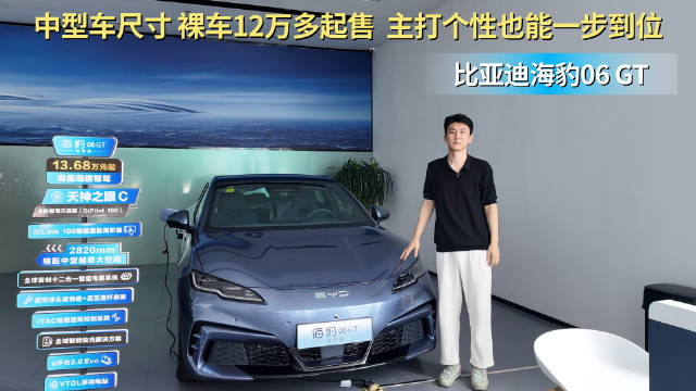 视频：月销近5千台 时尚运动的两厢轿车 比亚迪海豹06GT你会选吗？