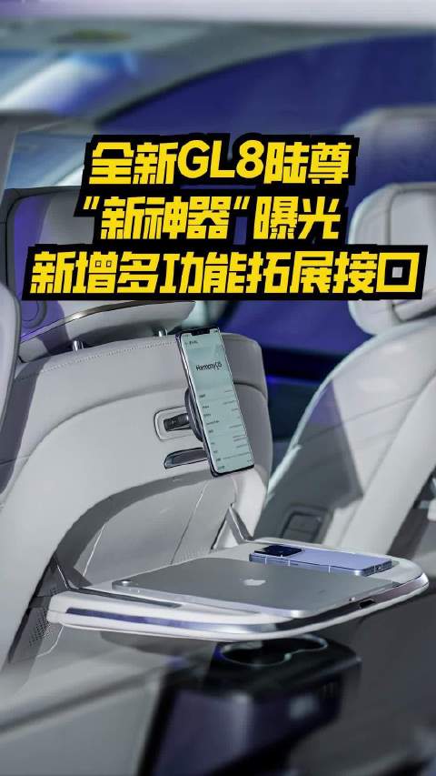 全新GL8陆尊谍照曝光，拓展坞设计引关注