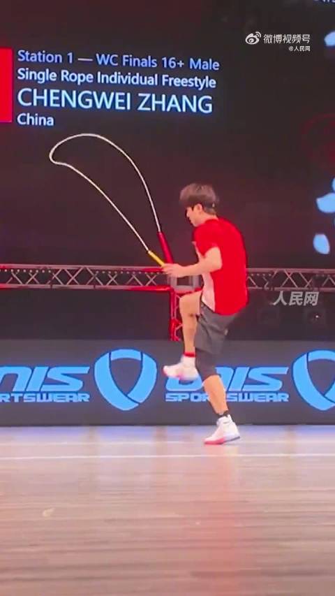 中国花样跳绳夺冠