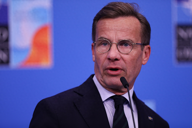 瑞典首相克里斯特松。视觉中国 资料图