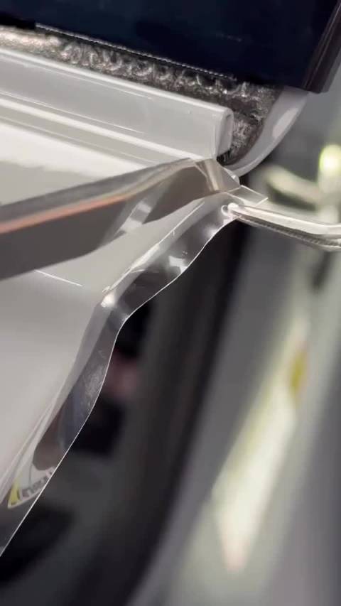 细致的车衣收边工作，太解压了