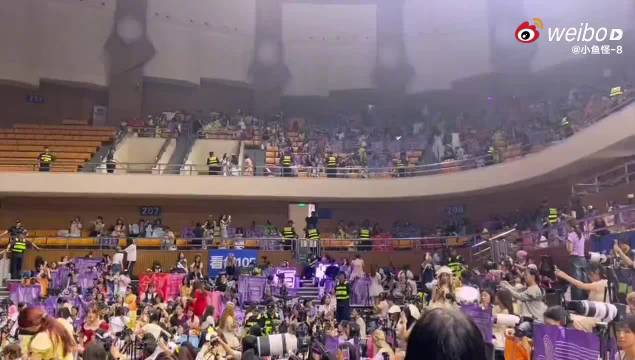 今天的内场 陈奕恒的紫海好美好壮观