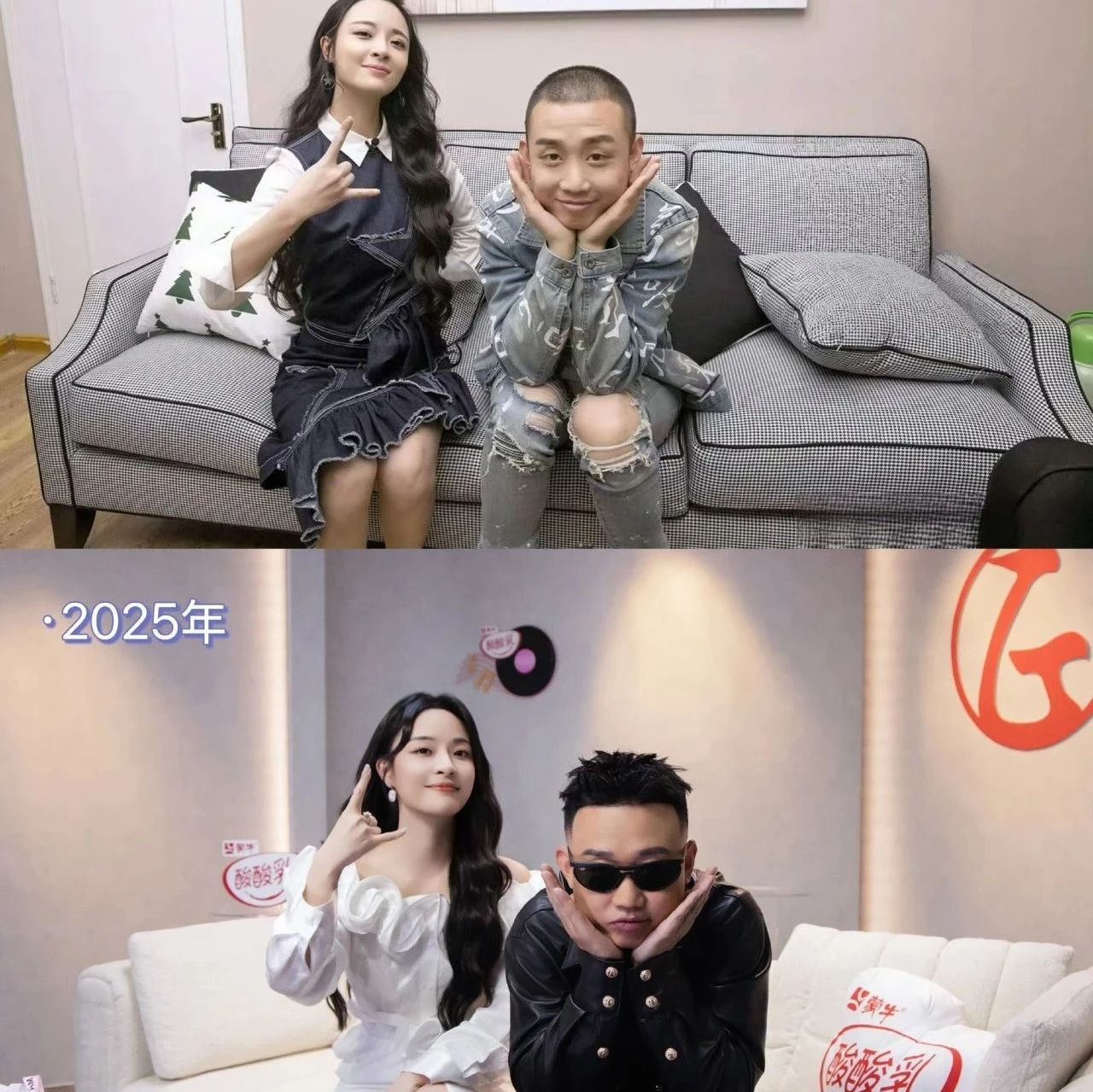 GAI和李莎旻子八年对比！