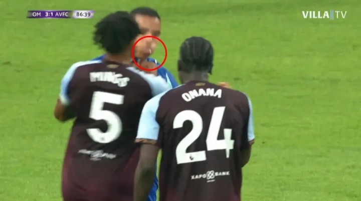 太阳报：据称格林伍德向阿马杜-奥纳纳吐口水，导致维拉球员愤怒