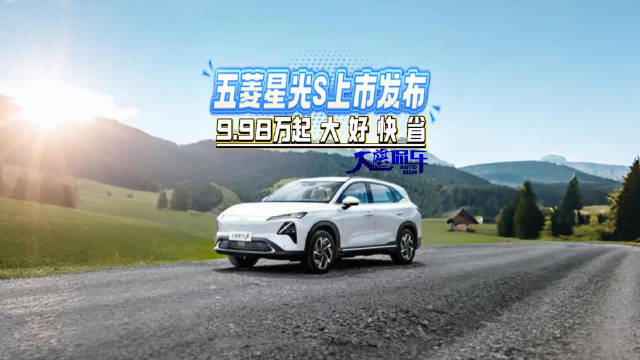 视频：2025款五菱星光S上市发布 9.98万起 大 好 快 省