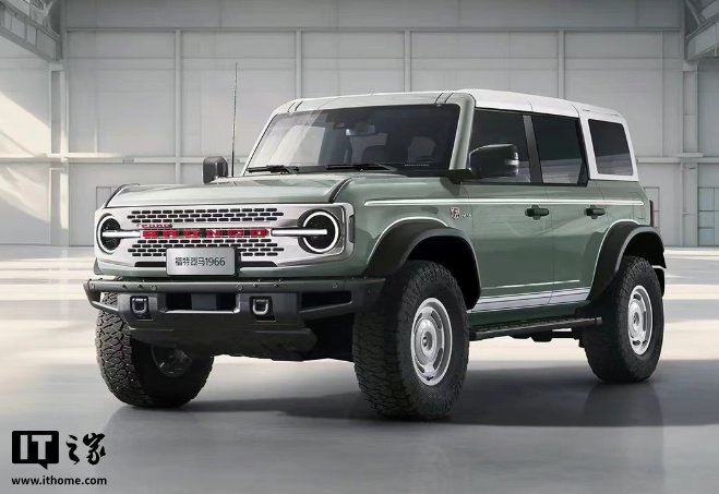 福特烈马 1966 复古 SUV 预售：经典撞色设计，38.66 万元起