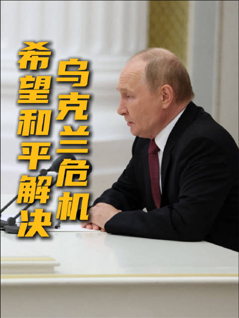 普京希望和平解决乌克兰危机