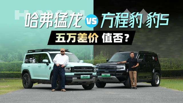 哈弗猛龙 VS 方程豹 豹5，方盒子的智驾、油耗双对决！