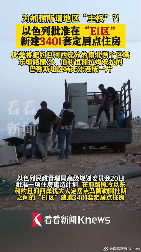 不顾反对！以批准新建3401套定居点住房