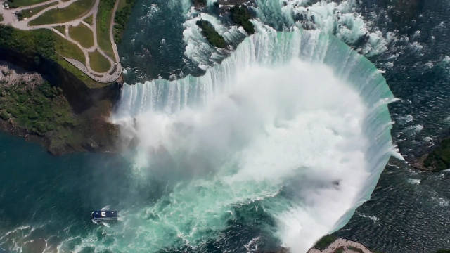 乘直升机游船探隧道，尼亚加拉瀑布之旅三部电影旋律相伴