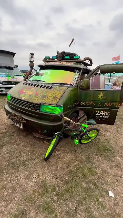 佛罗里达风大众T4露营车亮相，神龟座驾既视感