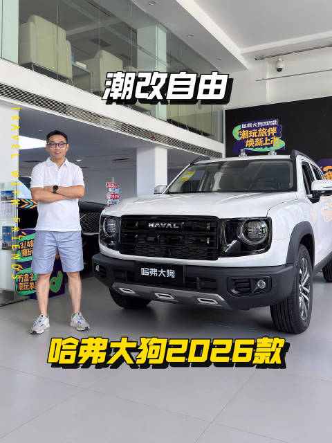 潮改玩家看过来！三分钟换脸的方盒子SUV，哈弗大狗2026款探店实拍