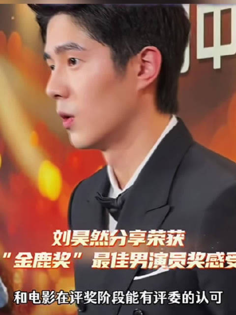 刘昊然说获奖让下次创作更有动力