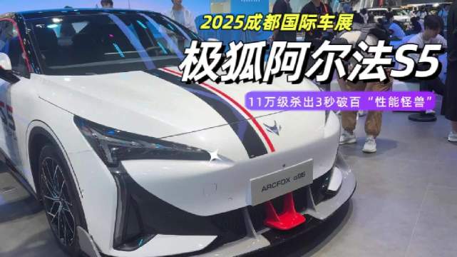 11万级3秒破百！极狐阿尔法S5潮改版亮相车展