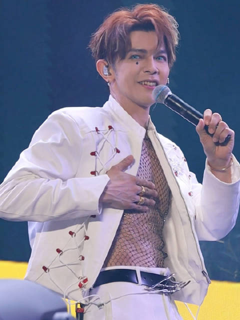 汪东城亮相广西百芒音乐节