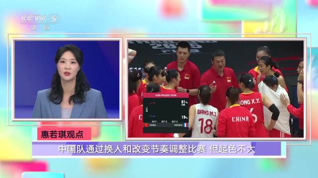 体坛晨报 | 惠若琪观点：中国队整场发接起伏比较大 边攻被主要盯防