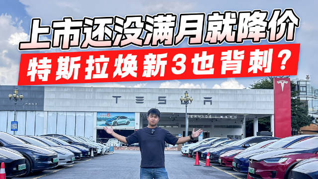 首批车主蒙了！上市还没满月就降价 特斯拉焕新3也背刺？