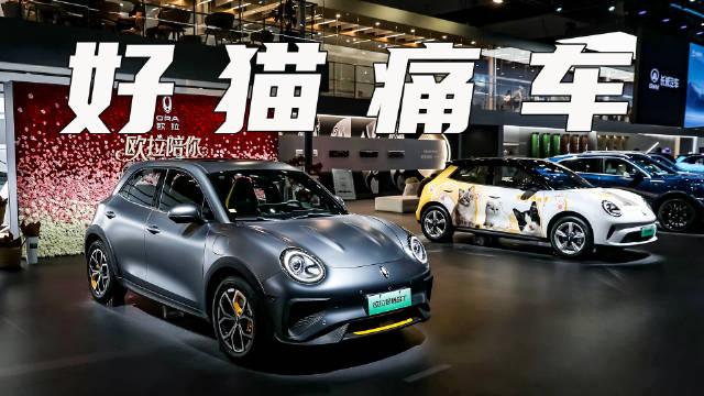 视频：成都车展欧拉好猫展示痛车文化，在好用之上加上好玩属性