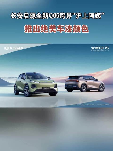 长安启源Q05联名沪上阿姨推出定制车漆色