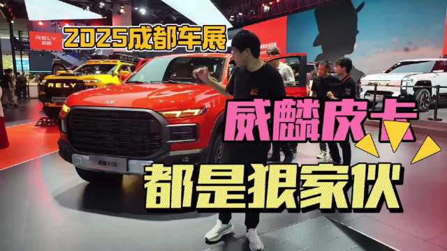 2025成都车展：威麟皮卡，都是狠家伙！