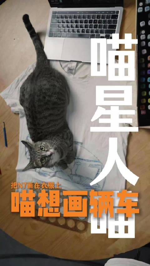 oh！喵星人也想画辆N7车！